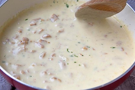 Pfifferling Cremesuppe