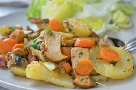 Pilz Gröstl