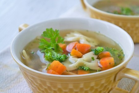 Poulet Nudelsuppe