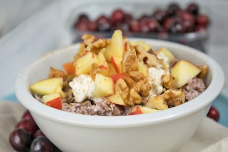 Power Frühstück mit Haferflocken
