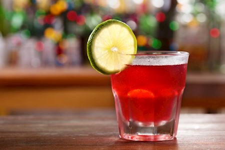 Red Lime Cocktail