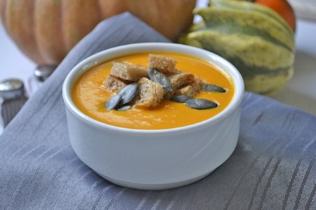 Sämige Kürbissuppe