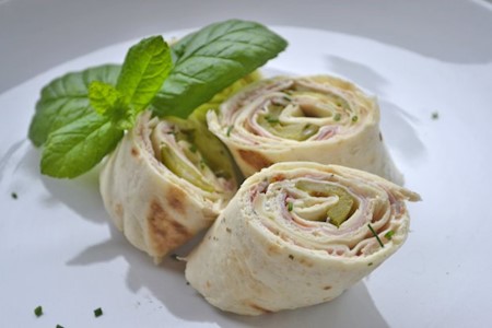 Schinken Käse Wraps