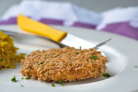 Sellerie Haferflocken Schnitzel