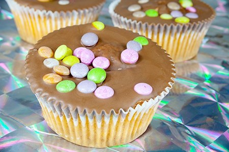 Smarties Muffins