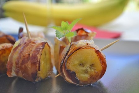 Spanische Bananen Häppchen