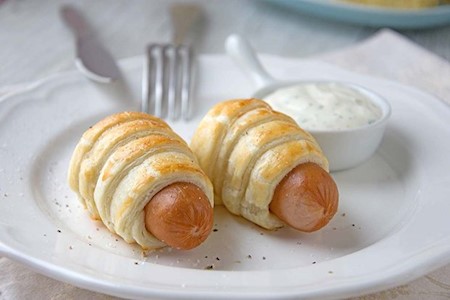 Wienerli im Blätterteig