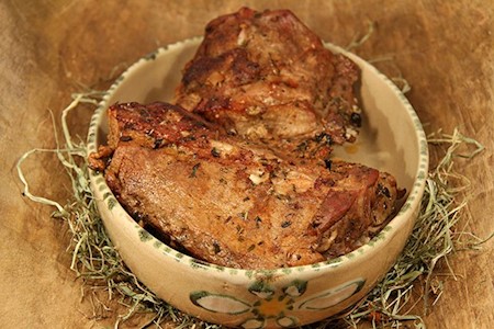 Wildschweinbraten